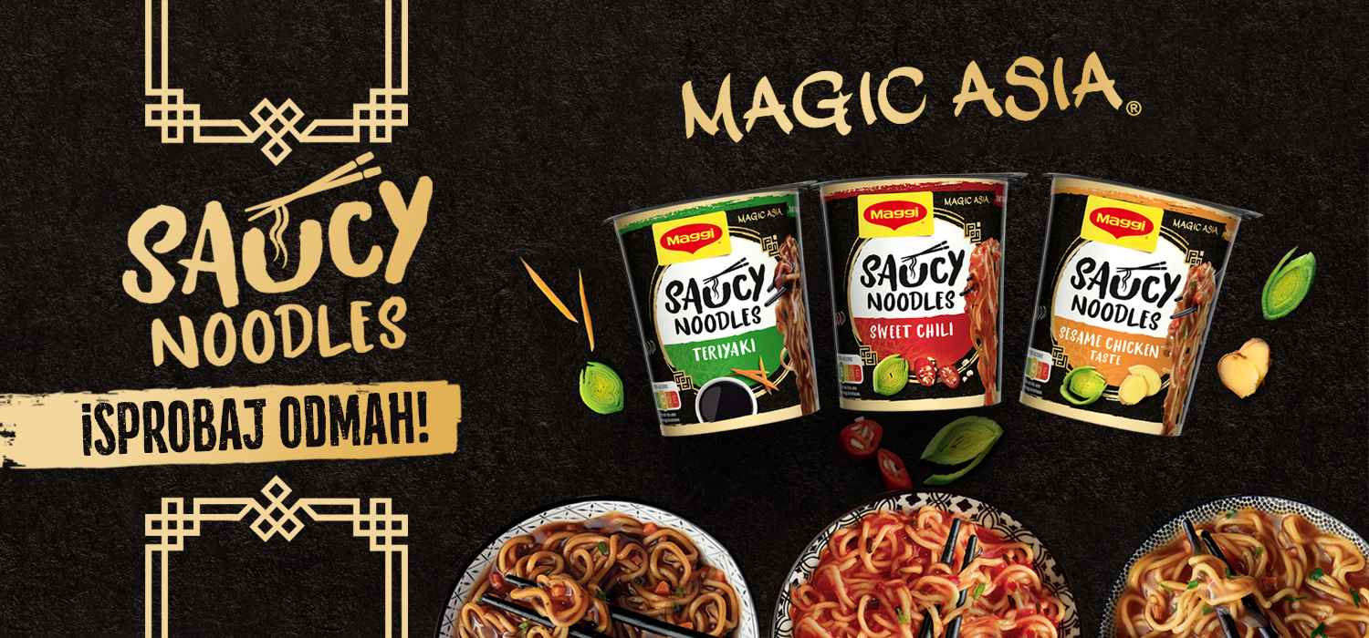 Azijski okusi i doživljaji Noodle hrvatska MAGGI