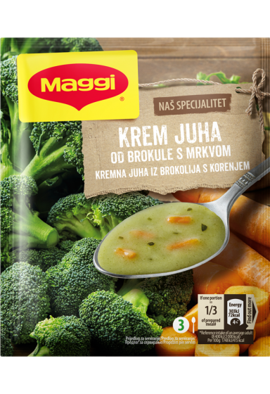 MAGGI krem juha od brokule s mrkvom, vrećica 52g