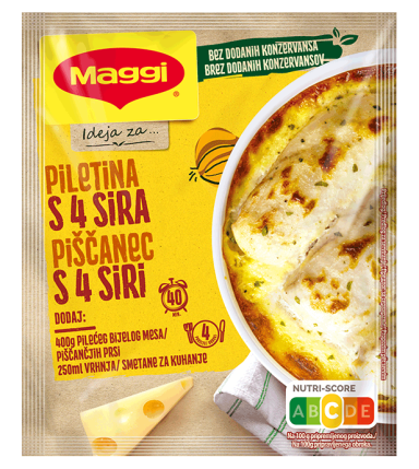 MAGGI ideja za piletinu sa 4 vrste sira vrećica 32g