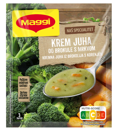 MAGGI krem juha od brokule s mrkvom, vrećica 52g