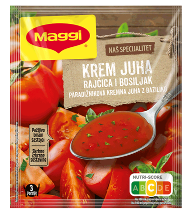 MAGGI krem juha od rajčice s bosiljkom, vrećica 56g