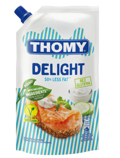 THOMY Delight majoneza bez jaja, vrećica s čepom 220g_FOP