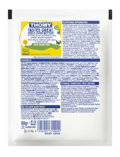 THOMY Garlic lagana majoneza s češnjakom, vrećica 80g_BOP