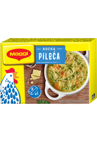 MAGGI kocka za juhu, pileća, 80g