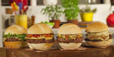 Goveđi hamburger s povrćem