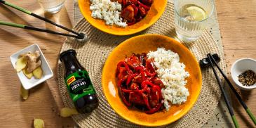 Teriyaki piletina s rižom na japanski način